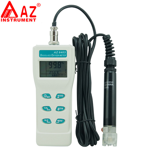 台湾衡欣AZ8403手持式溶氧仪 水含氧量检测仪 溶解氧检测仪 DO计