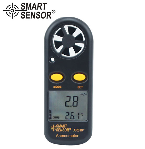 SmartSensor AR816+ Air-flow Anemometer