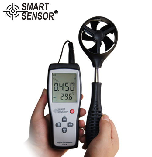 SmartSensor AS836 Air-flow Anemometer