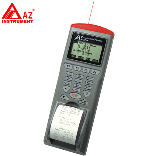 AZ9811  IR Laser Thermometer Data Logger with Printer