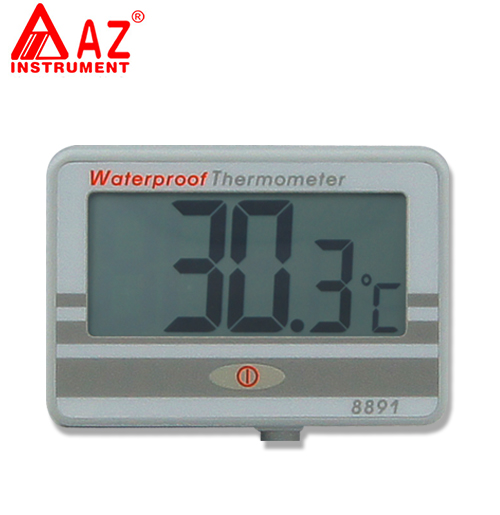 台湾衡欣 AZ8891防水型温度计 锅炉温度计 水温计 壁挂数字温度计