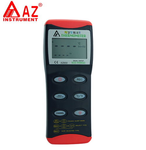 AZ8856 K/J/T/R/S/E Thermometer-Dual