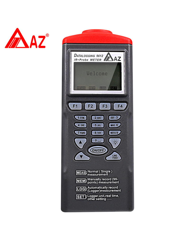 衡欣AZ9612智慧型红外线测温仪记录器